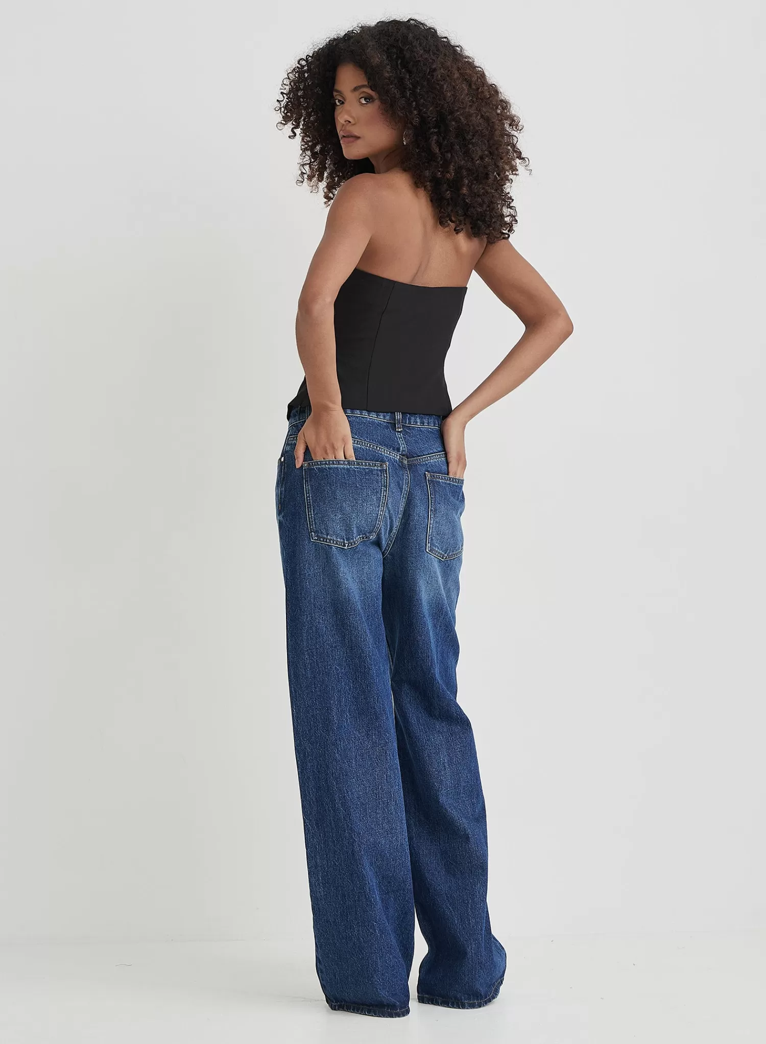 Black Tailored Bow Detail Corset- Luisa-4th & Reckless Best Sale