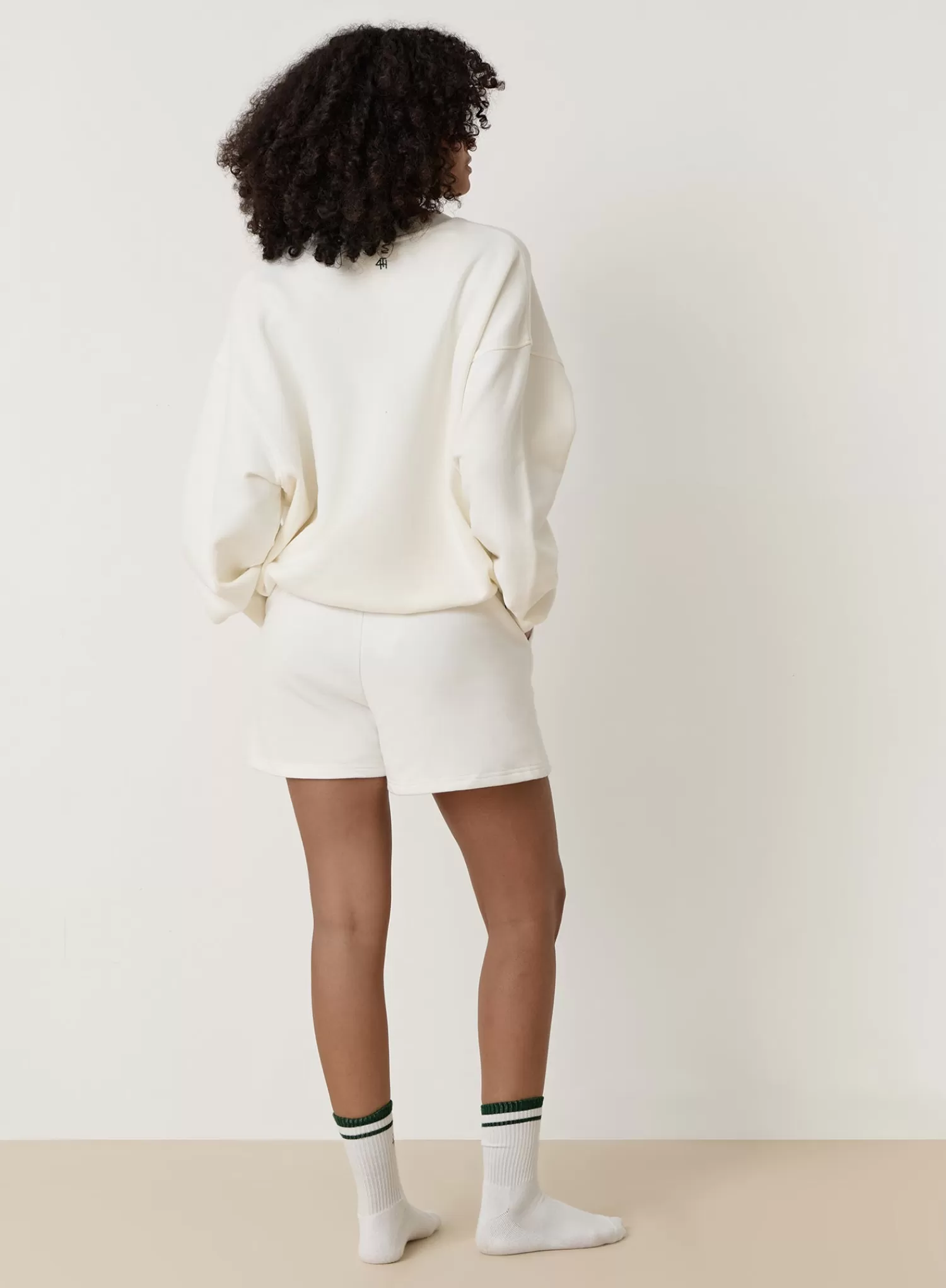 Cream Fourth Resort Club Oversized Sweatshirt- Mirissa-4th & Reckless Cheap