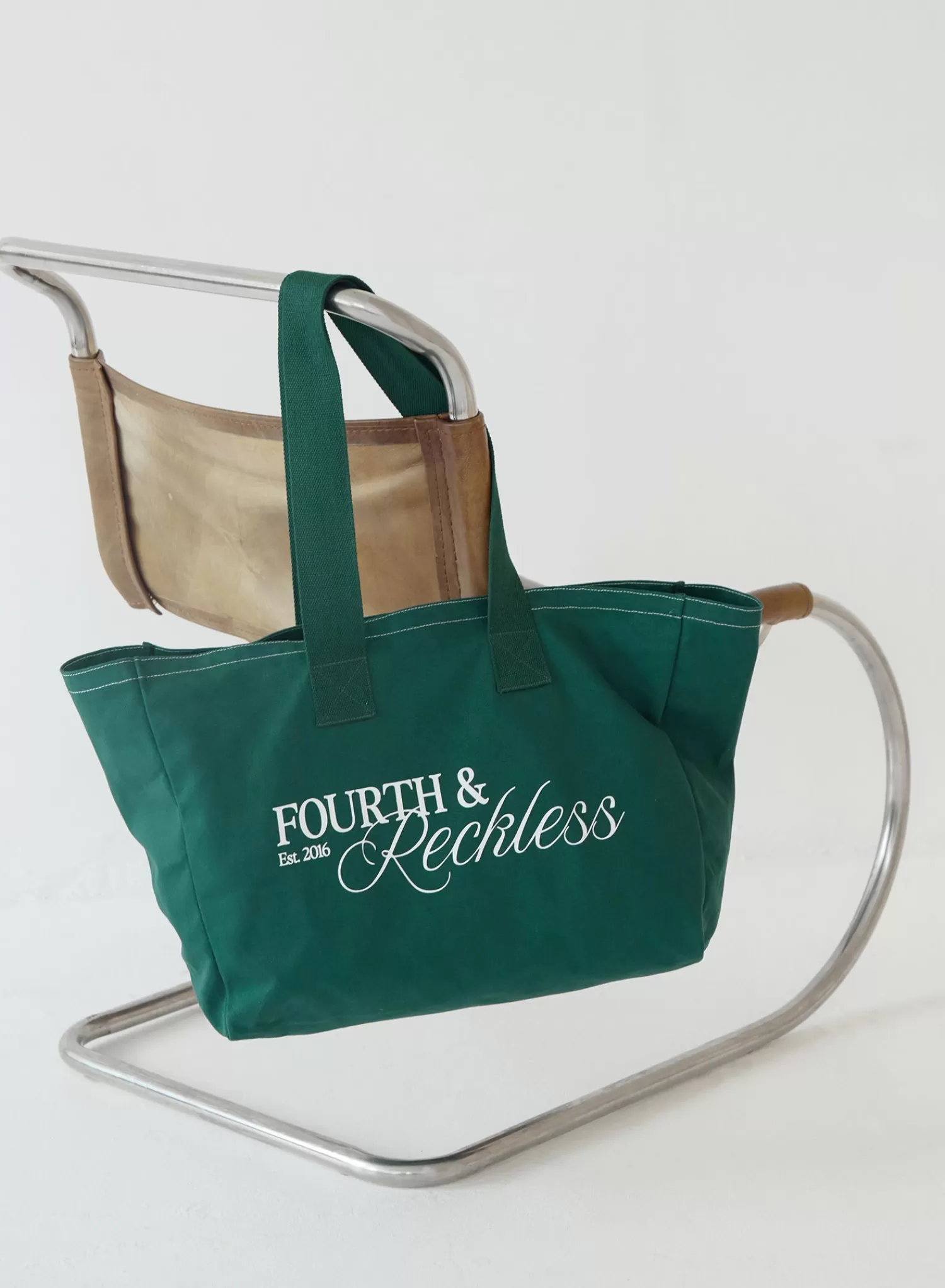 Forrest Green Fourth Branded Tote Bag - Josephine-4th & Reckless New
