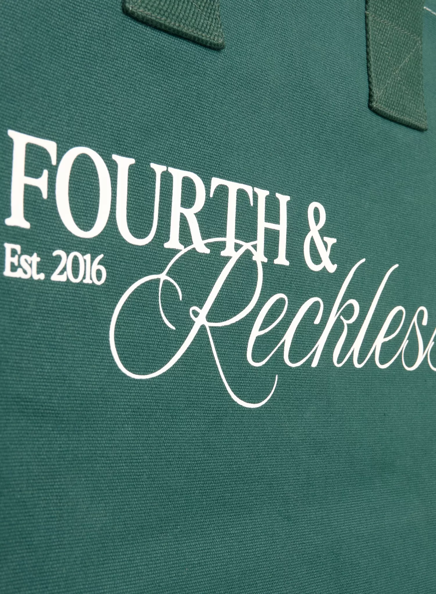 Forrest Green Fourth Branded Tote Bag - Josephine-4th & Reckless New