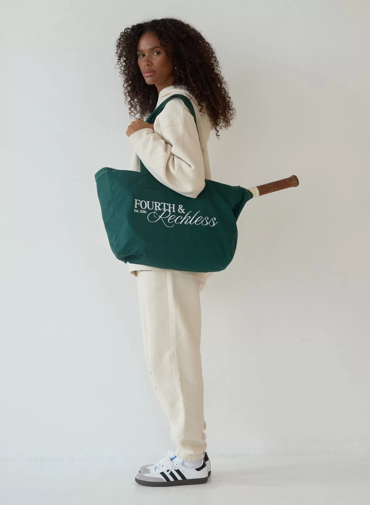Forrest Green Fourth Branded Tote Bag - Josephine-4th & Reckless New