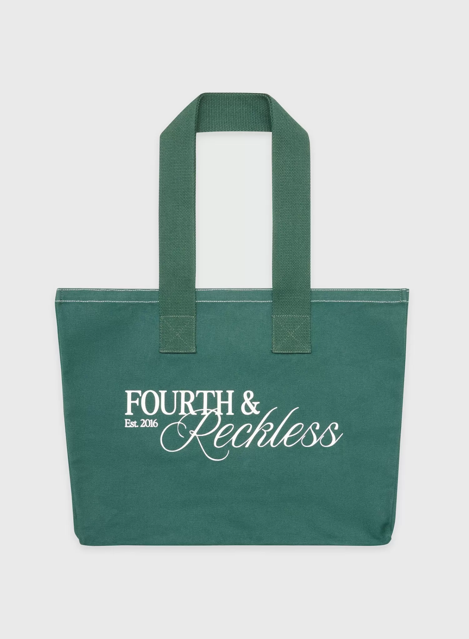 Forrest Green Fourth Branded Tote Bag - Josephine-4th & Reckless New