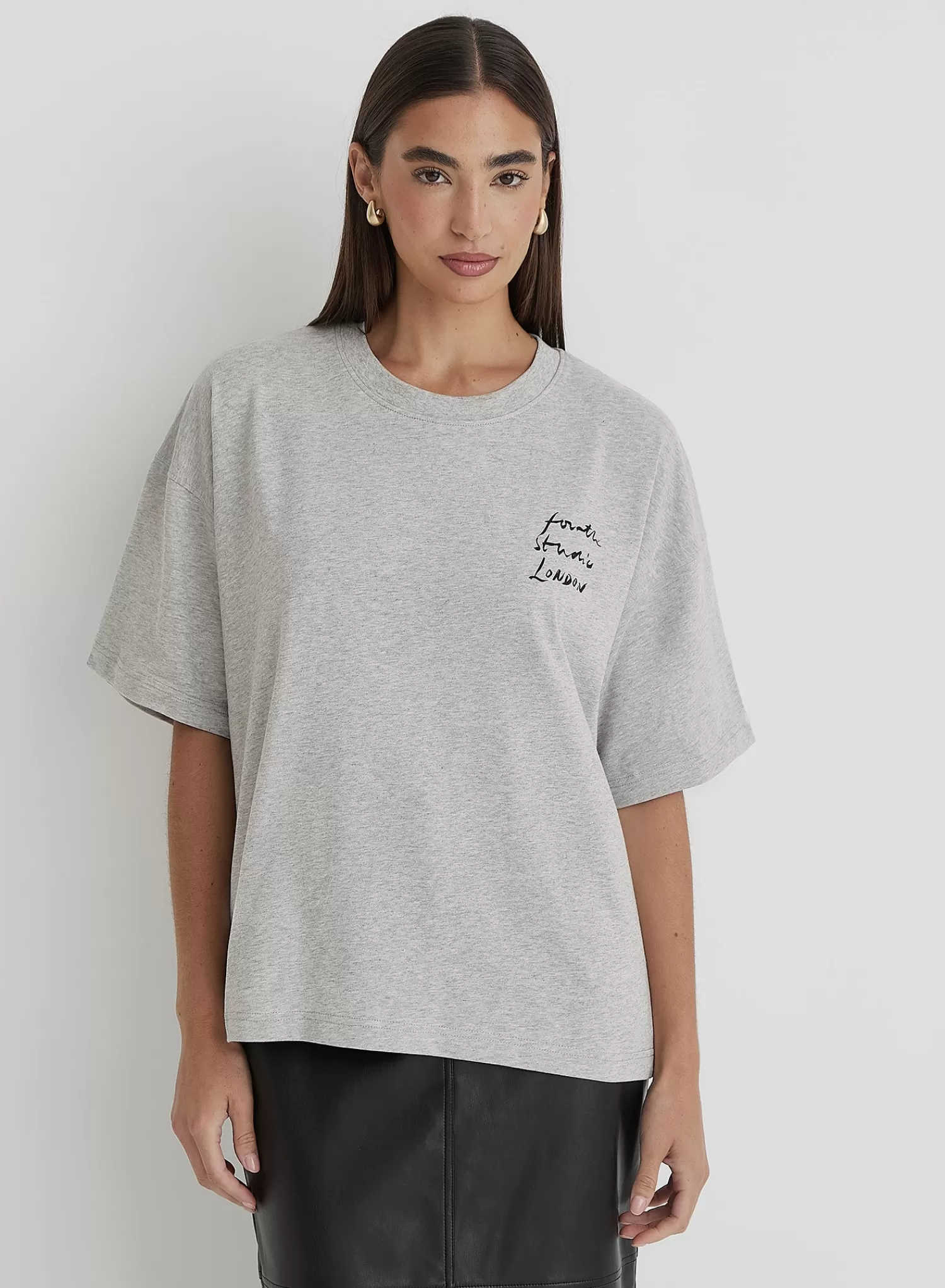 Grey Fourth Runway T-Shirt- Kate-4th & Reckless New