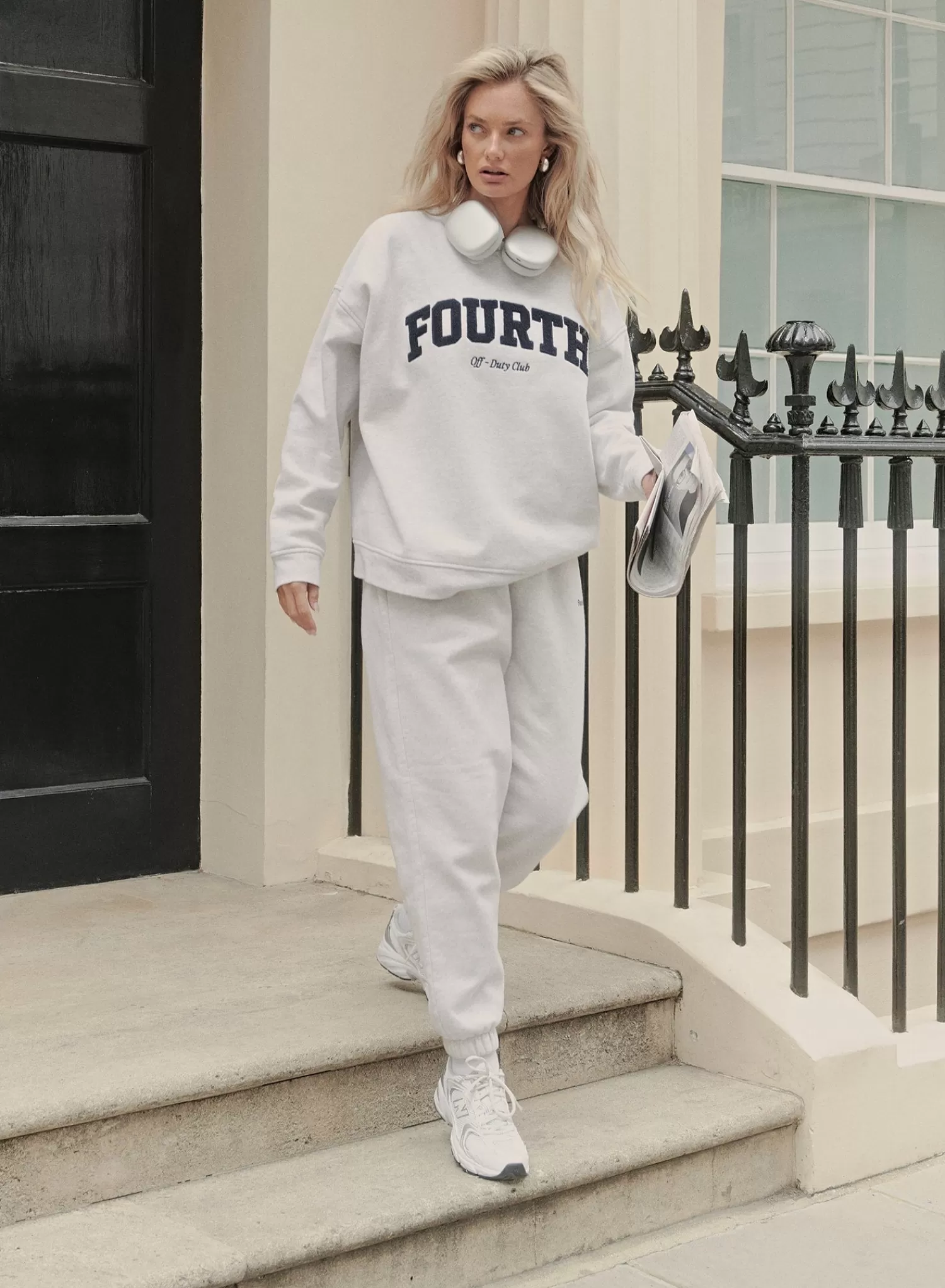 Grey Fourth Studio Branded Cuffed Jogger - Ferne-4th & Reckless Hot