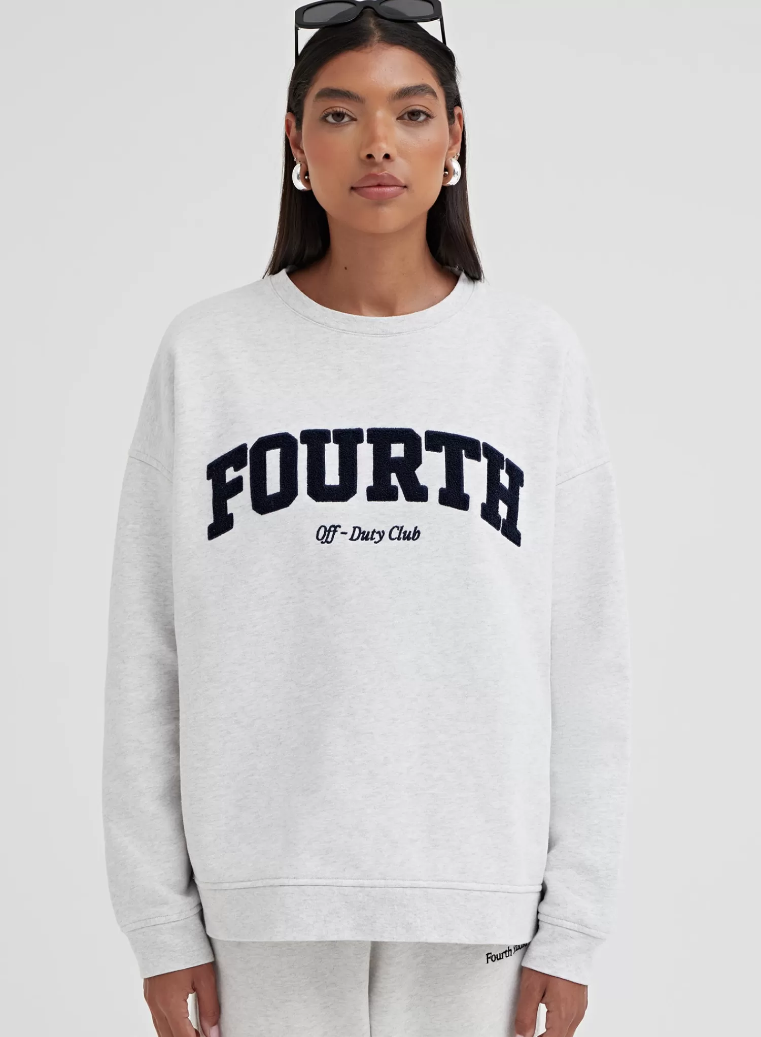 Grey Fourth Studio Oversized Sweatshirt - Ferne-4th & Reckless New