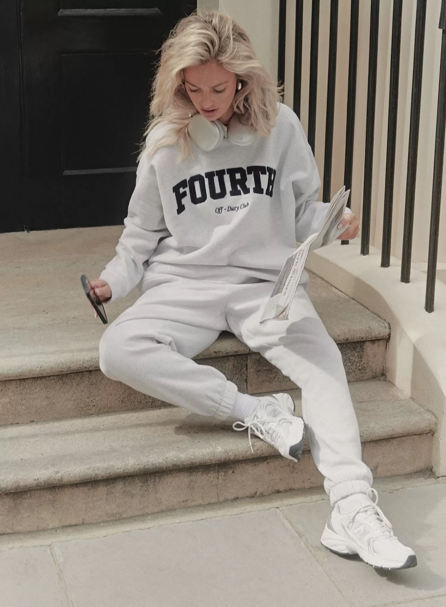 Grey Fourth Studio Oversized Sweatshirt - Ferne-4th & Reckless New