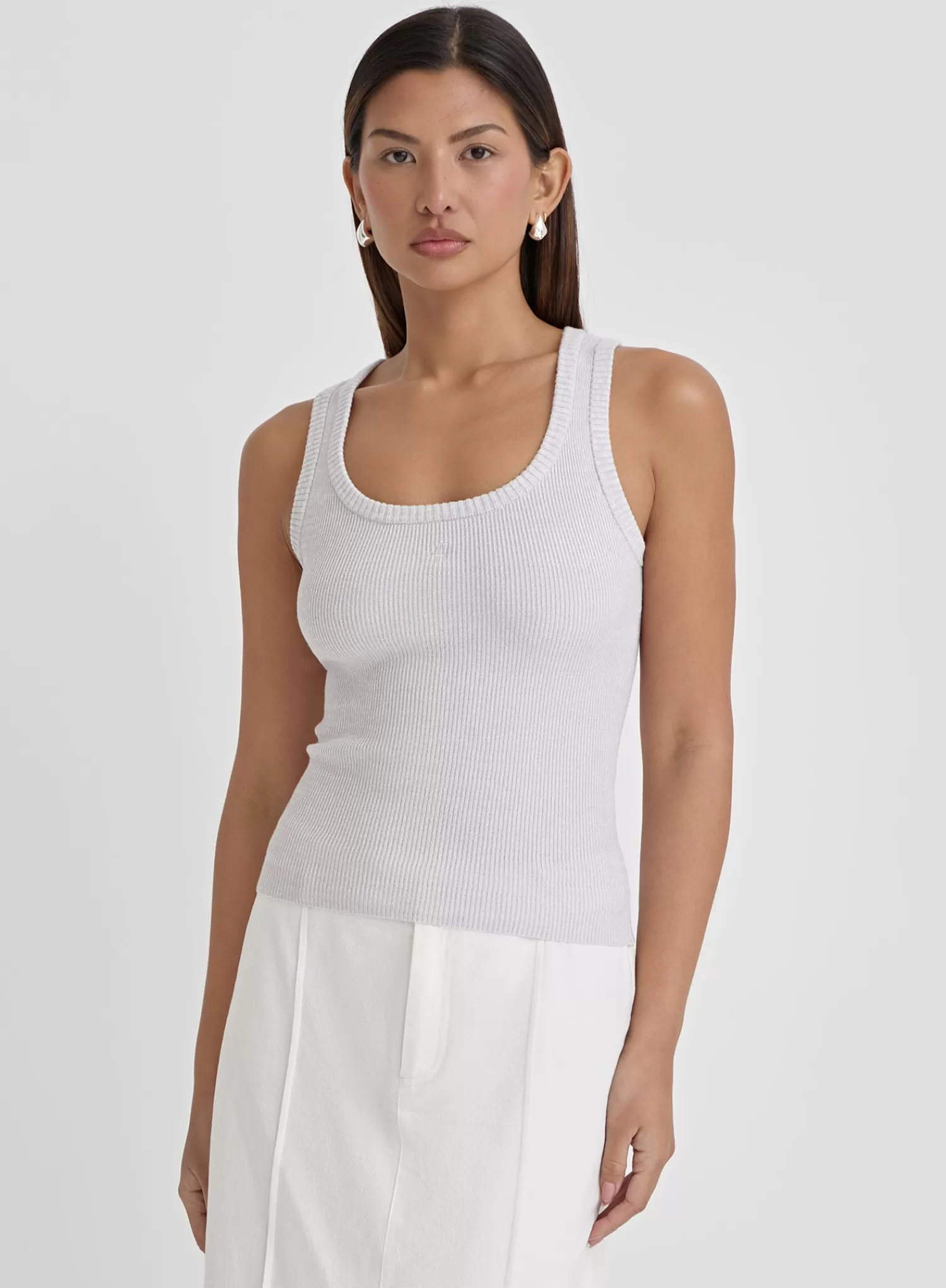 Grey Knitted 4th Vest Top- Tamil-4th & Reckless Online