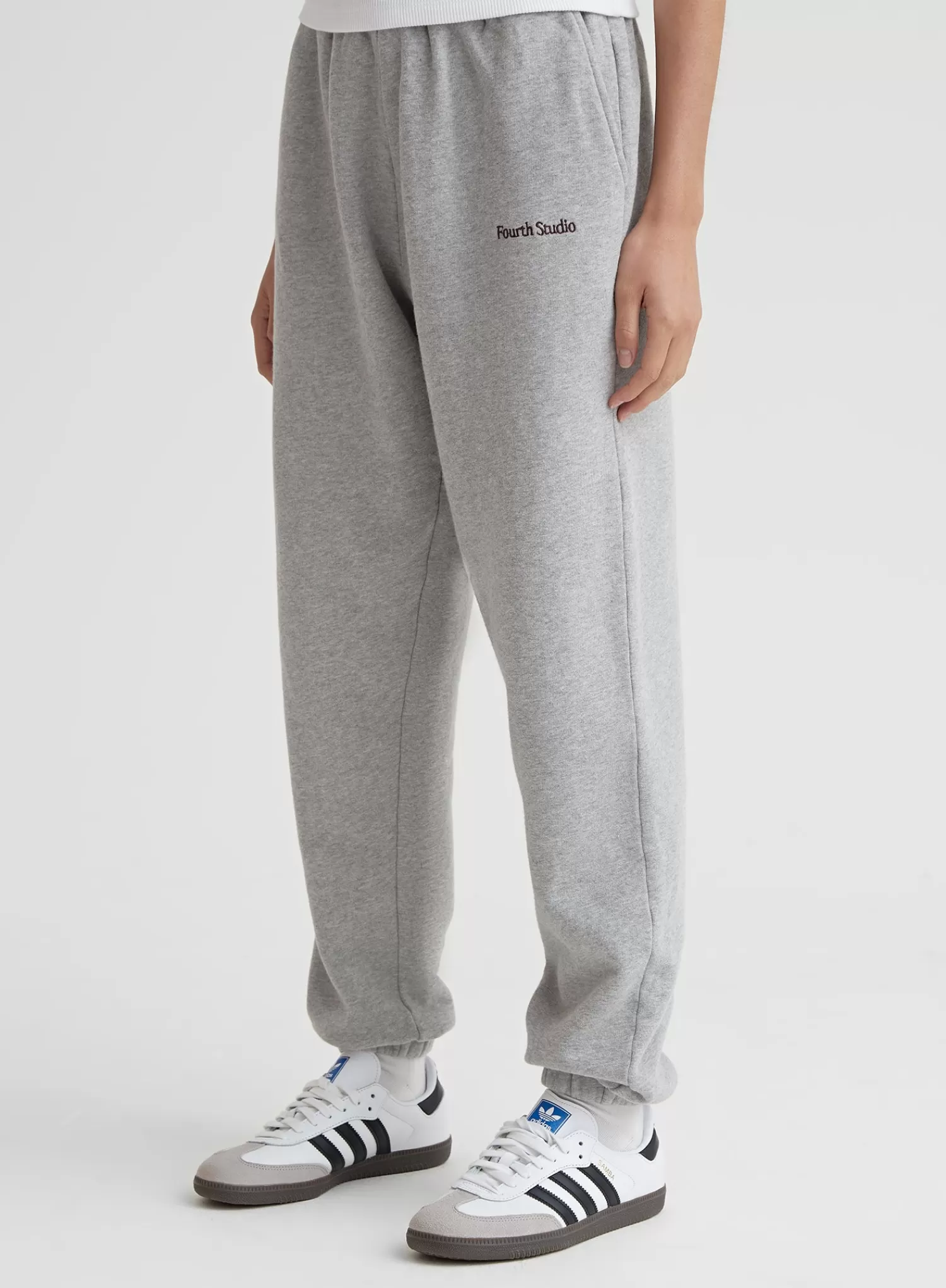 Grey Marl Fourth Studio Branded Jogger – Dianna-4th & Reckless Flash Sale
