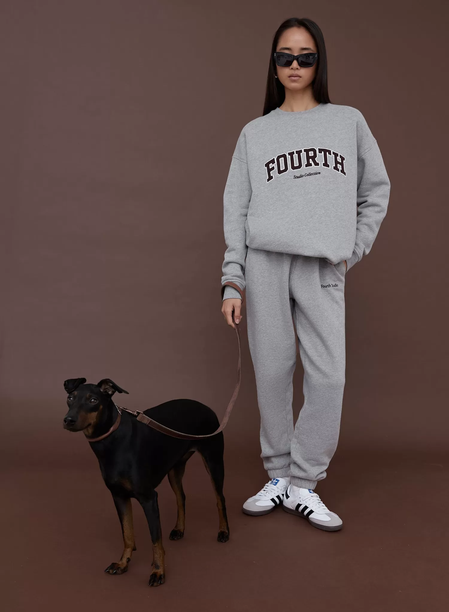 Grey Marl Fourth Studio Oversized Sweatshirt – Dianna-4th & Reckless Cheap
