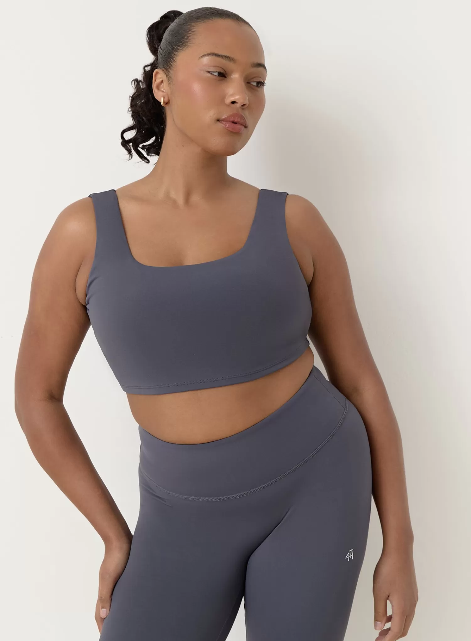 Slate Blue Fourth Crop Top- Elessia-4th & Reckless Cheap