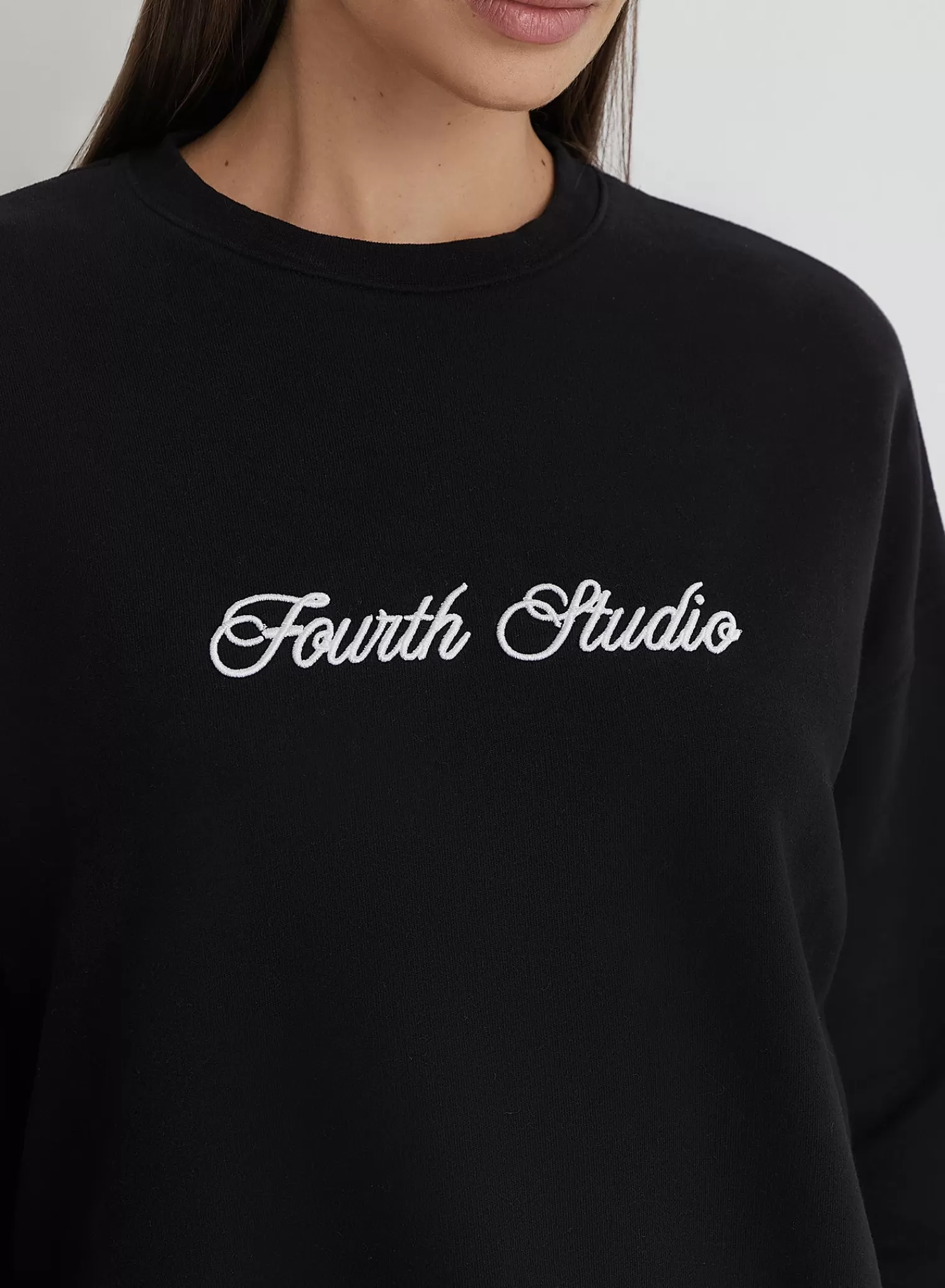Washed Black Fourth Studio Oversized Sweatshirt - Gigi-4th & Reckless Cheap